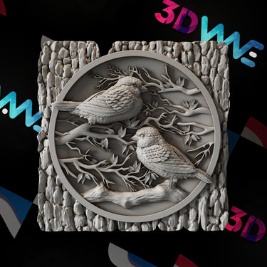 BIRDS 3d stl - 3DWave.us